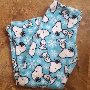 Soft Fleece Peanuts Snoopy Snowflake